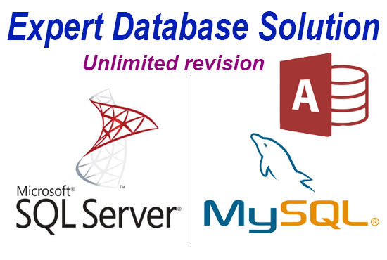 Bestseller - develop ssms, mysql, ms access database and solve the issues