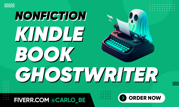 Gig Preview - Be your nonfiction kindle book ghostwriter