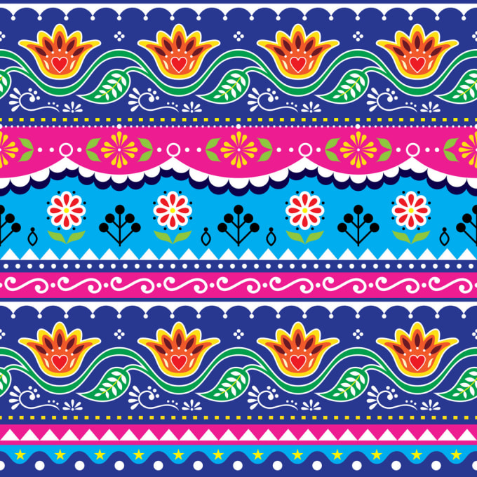 Gig Preview - Create an appealing  pattern design and vector art for you