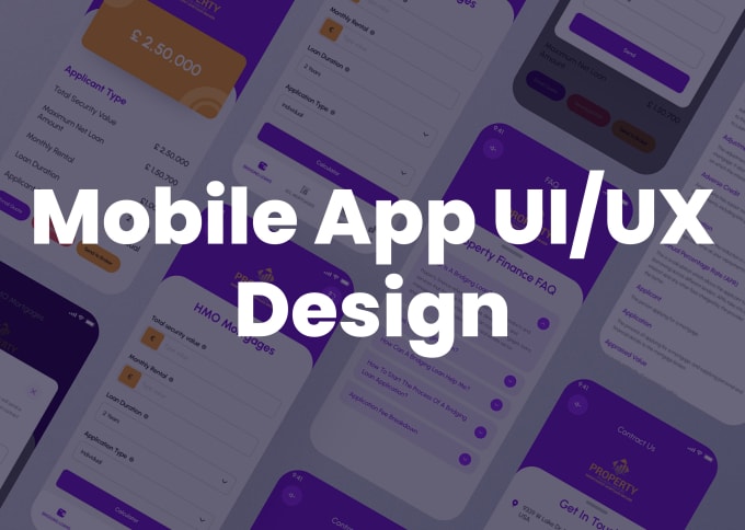 Gig Preview - Design mobile app UI UX design in figma