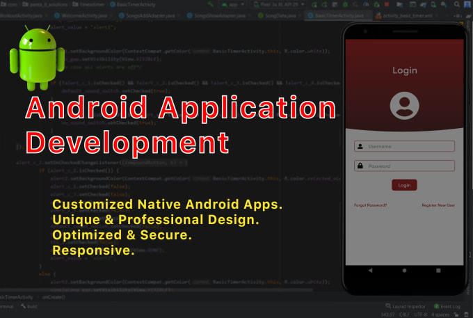 Gig Preview - Do native android app developerment