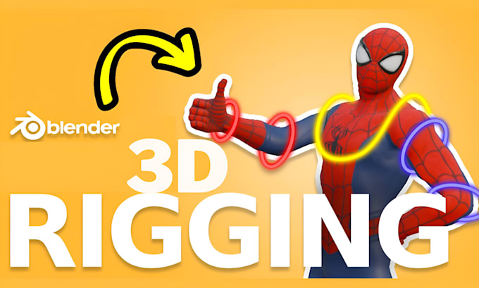 Gig Preview - Do 3d rigging in blender for animation