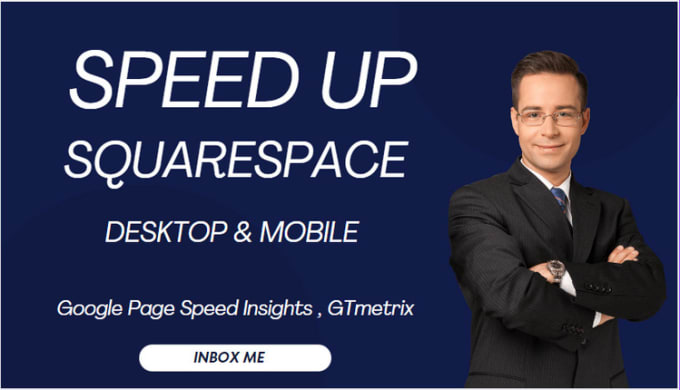 Gig Preview - Do speed up squarespace website within 2 hrs