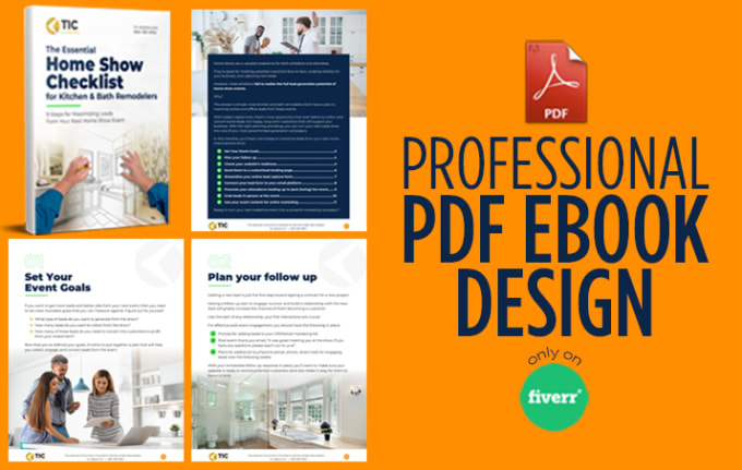 Gig Preview - Design amazing PDF lead magnet, report, ebook design