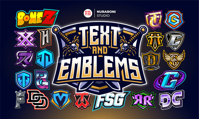 Gig Preview - Cool logo initials for esport, twitch, youtube