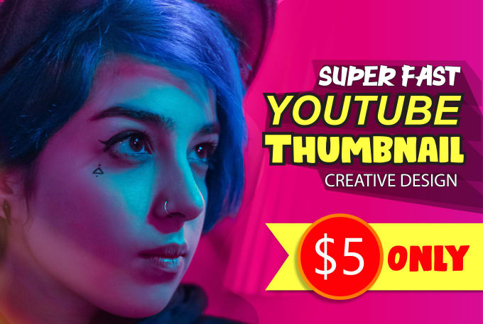 Gig Preview - Design a catchy youtube thumbnail design