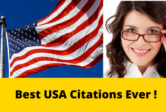 Gig Preview - Do USA citations to boost your local business