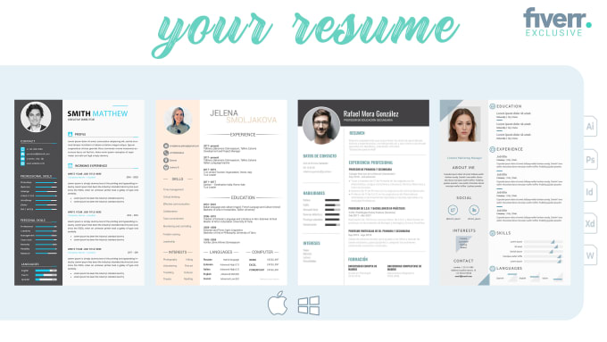 Gig Preview - Create a supreme resume and cover letter for your dream job