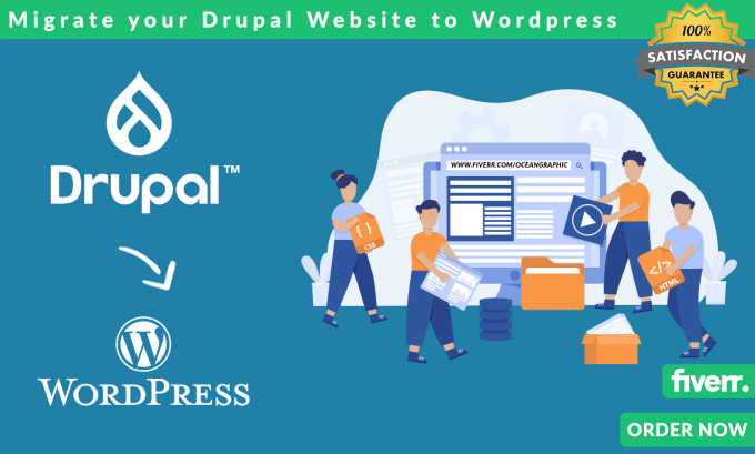 Bestseller - migrate your drupal website to wordpress