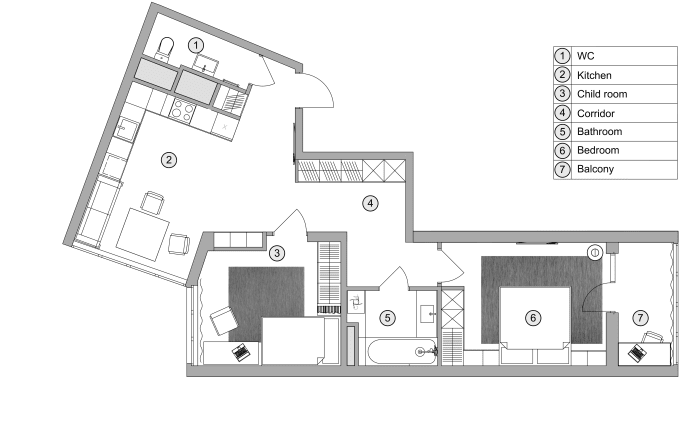 Gig Preview - Make interior 2d planning