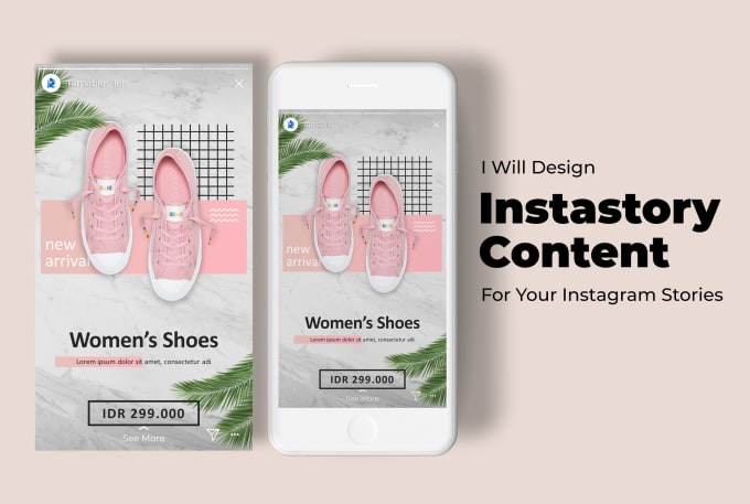 Gig Preview - Design instagram stories in 4 hour with awesome content