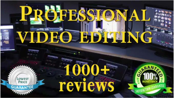 Gig Preview - Do professional video editing within 24 hours