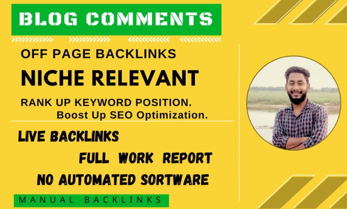 Gig Preview - Create 650plus manual blog comments for instant traffic