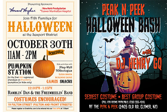 Gig Preview - Design attractive halloween flyers and posters