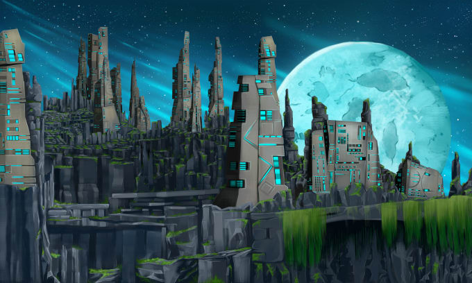 Gig Preview - Do 2d environment concept art or background for a game