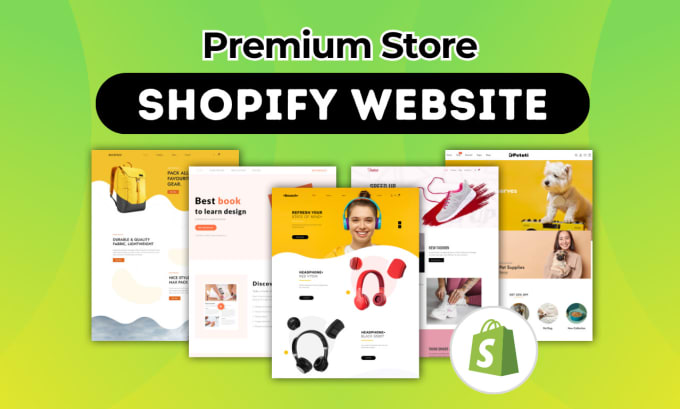 Gig Preview - Build shopify store for dropshipping, digital products, single product website