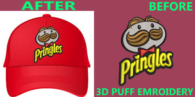 Gig Preview - Do 3d puff,raised embroidery logo digitizing in 1 hour