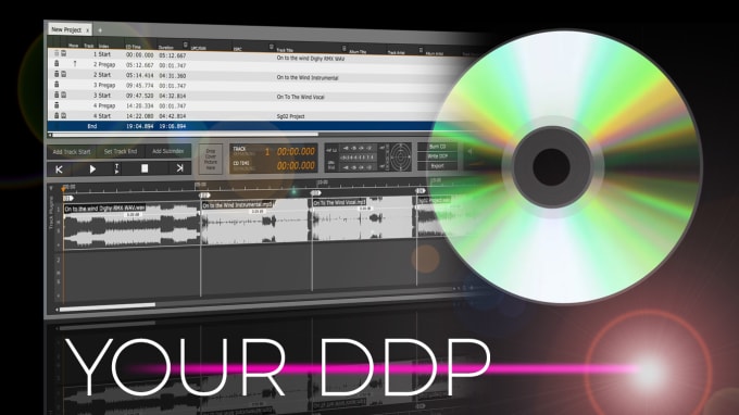 Gig Preview - Make ddp image of your audio master mix and mastering available