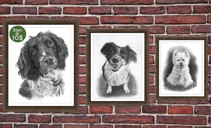 Gig Preview - Do a pencil sketch of pet or any pet sketch