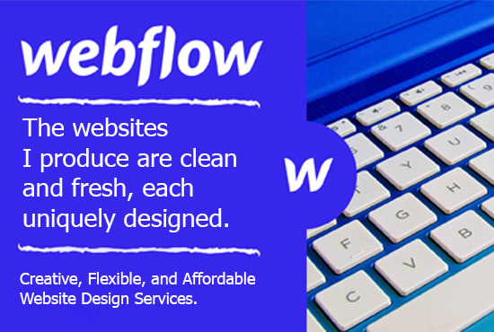 Gig Preview - Design or redesign webflow website