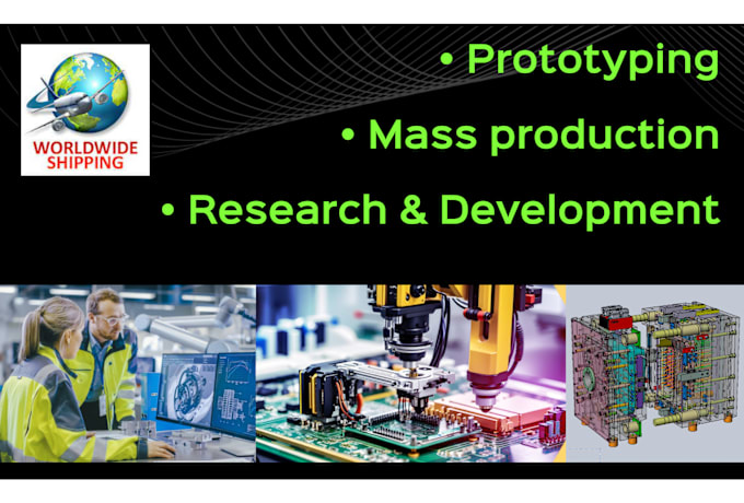 Gig Preview - Design and manufacture complex prototypes