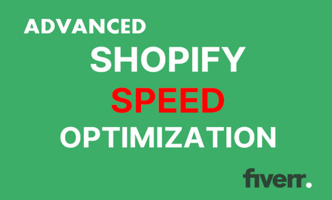 Gig Preview - Speed up your shopify store within 2 hrs