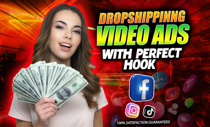 Gig Preview - Create tik tok, shopify facebook video ads for dropshipping products