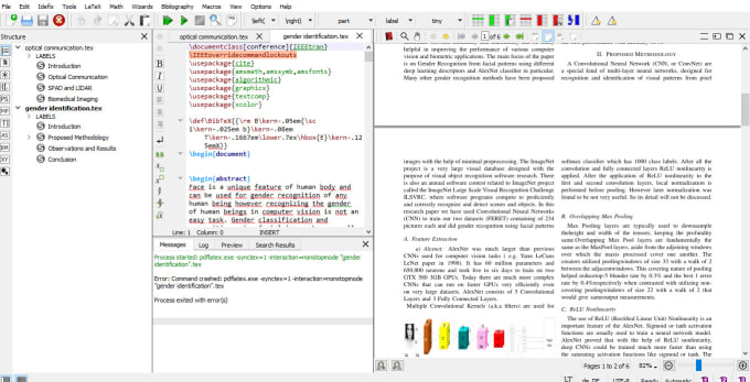 Gig Preview - Generate the pdf files using latex coding