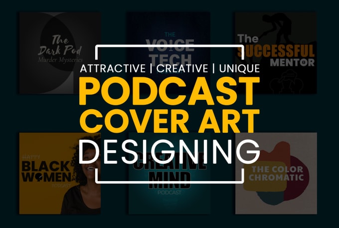 Gig Preview - Design creative and professional podcast cover art