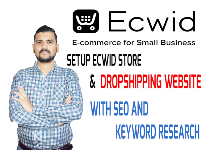 Gig Preview - Set up ecwid dropshipping store and shop