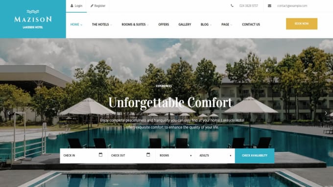 Gig Preview - Build hotel booking website vacation rental travel airbnb