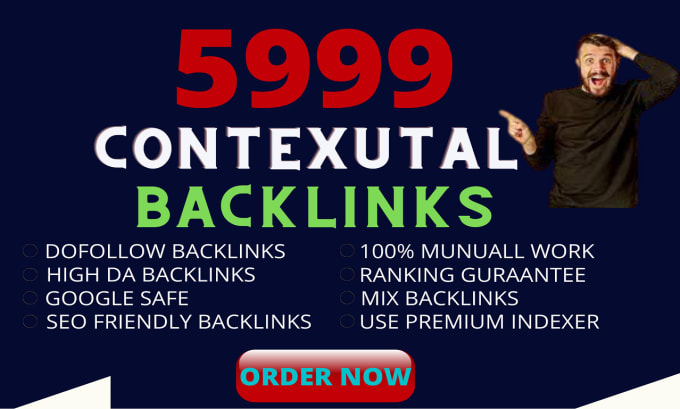 Gig Preview - Make dofollow high quality SEO contextual backlinks