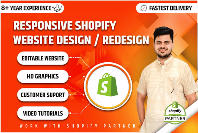 Gig Preview - Our agency will create stunning shopify dropshipping store shopify website