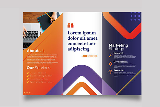 Gig Preview - Design trifold business brochure, flyer or leaflet