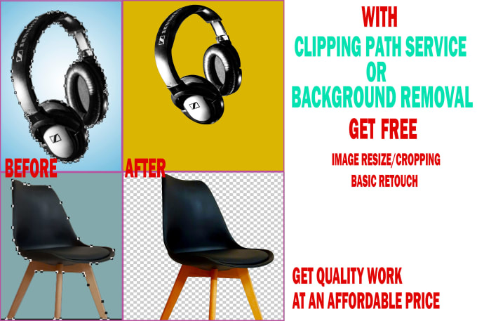 Gig Preview - Do clipping path deepetch  cutout using adobe photoshop