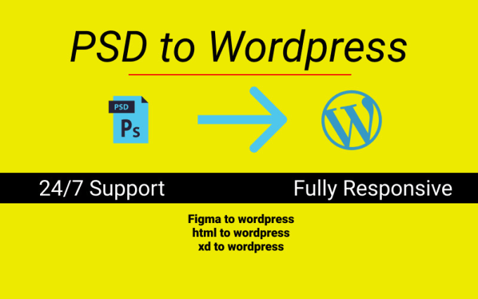 Bestseller - convert your figma, xd or PSD to wordpress