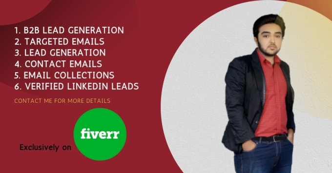 Gig Preview - Provide high quality lead generation services for your business