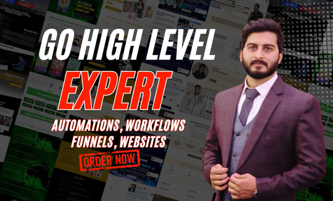 Gig Preview - Be your gohighlevel website and automation expert