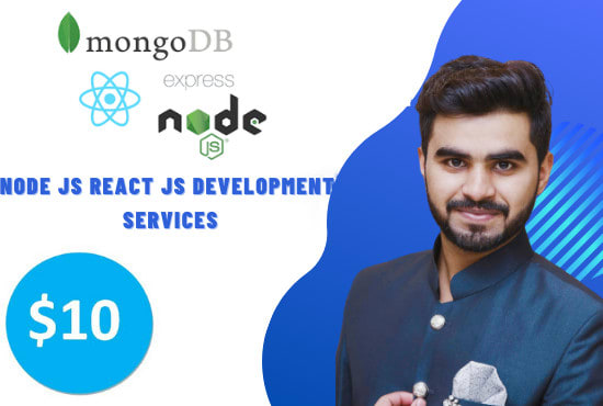 Gig Preview - Build your react js web app by node js, express js, mongo