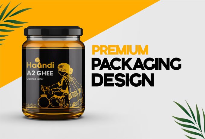 Gig Preview - Do premium product packaging box design and label design