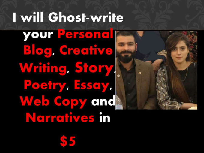 Gig Preview - Ghostwrite fictional stories for you