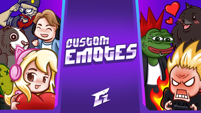 Gig Preview - Create cool custom twitch emotes and sub badge