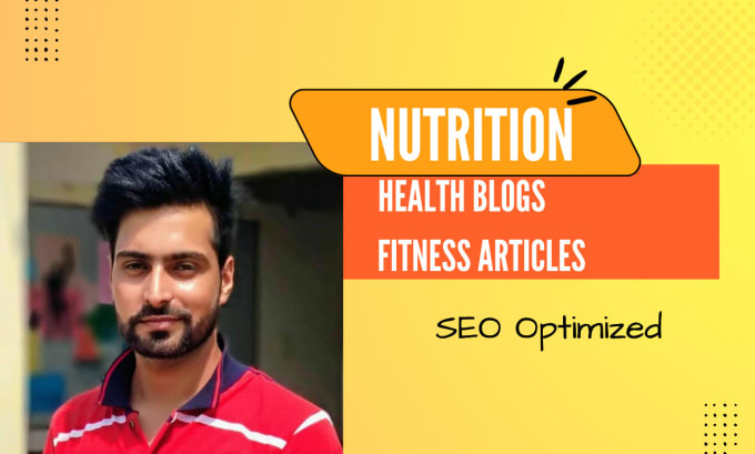 Gig Preview - Write SEO optimized health blogs and fitness articles