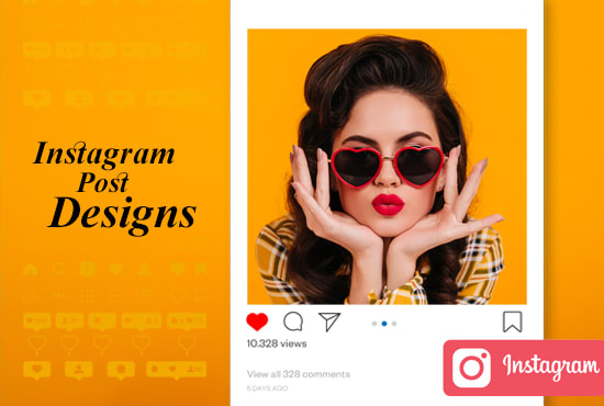 Gig Preview - Design instagram feed posts