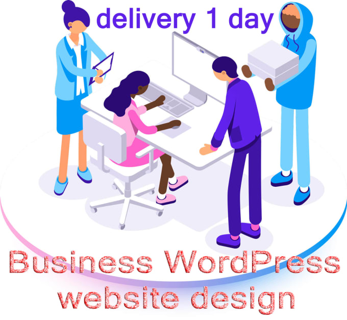 Gig Preview - Design and create wordpress website in 1 day