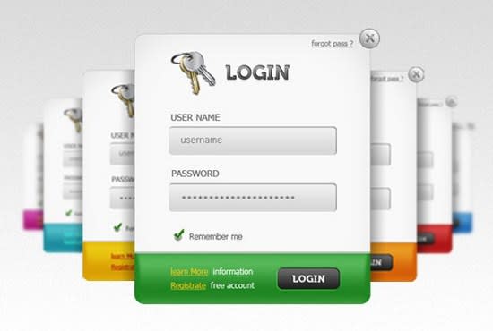 Gig Preview - Create login and registration form in PHP and jquery