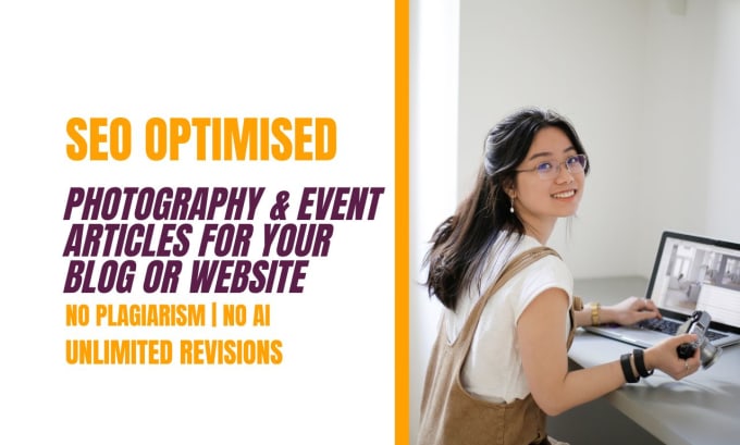 SEO Articles for Photography and Events