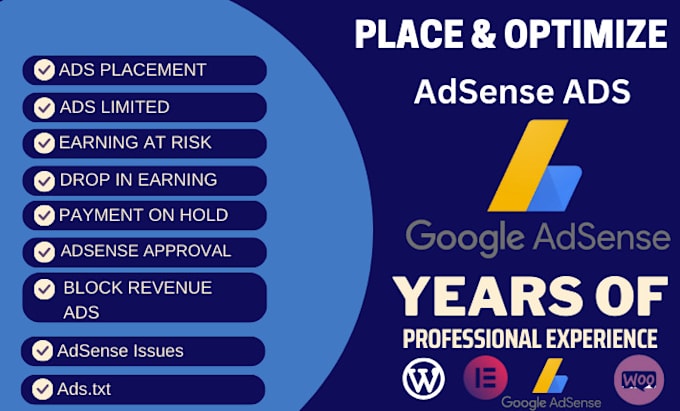 Gig Preview - Fix google adsense issue or do ads placement