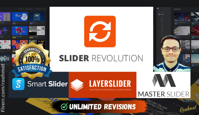 Gig Preview - Create or fix responsive slider using slider revolution within 5 hours