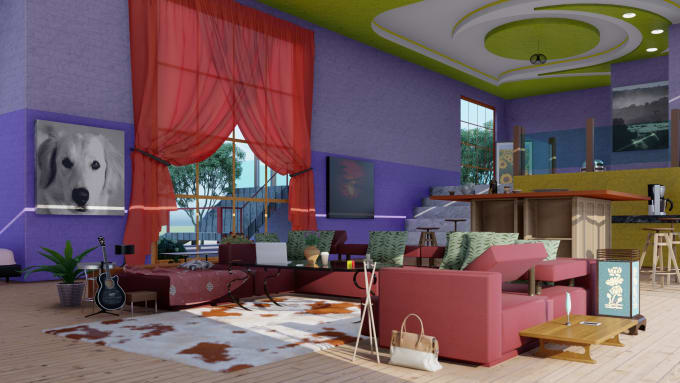 Gig Preview - Design photorealistic interior 3d renderings